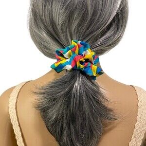 Hair Scrunchie. Mini ( Small). Multicolor. Bright. Resortwear. Hair Scrunchies.